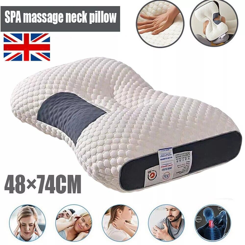 Foam-Pillow Cervical For Neck And Shoulder Pain Ergonomic Orthopedic